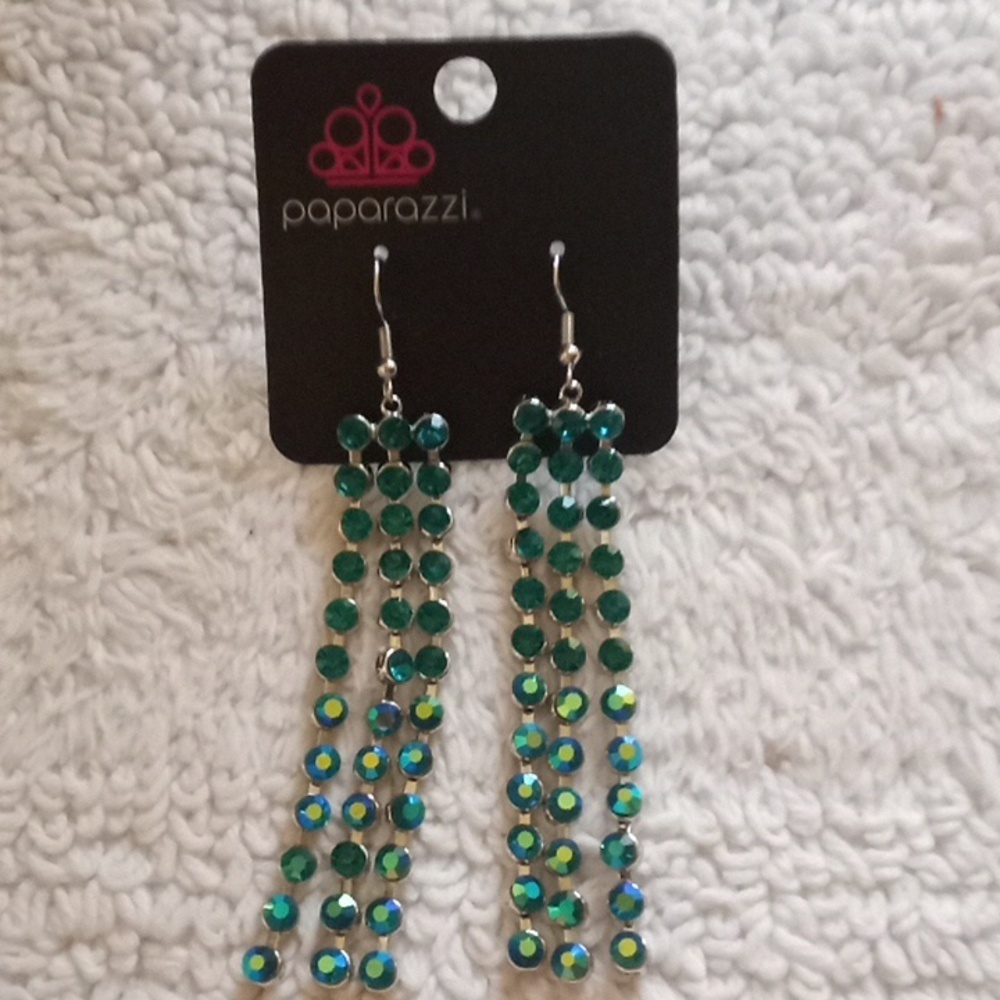 Ombre Occupation Blue Earrings